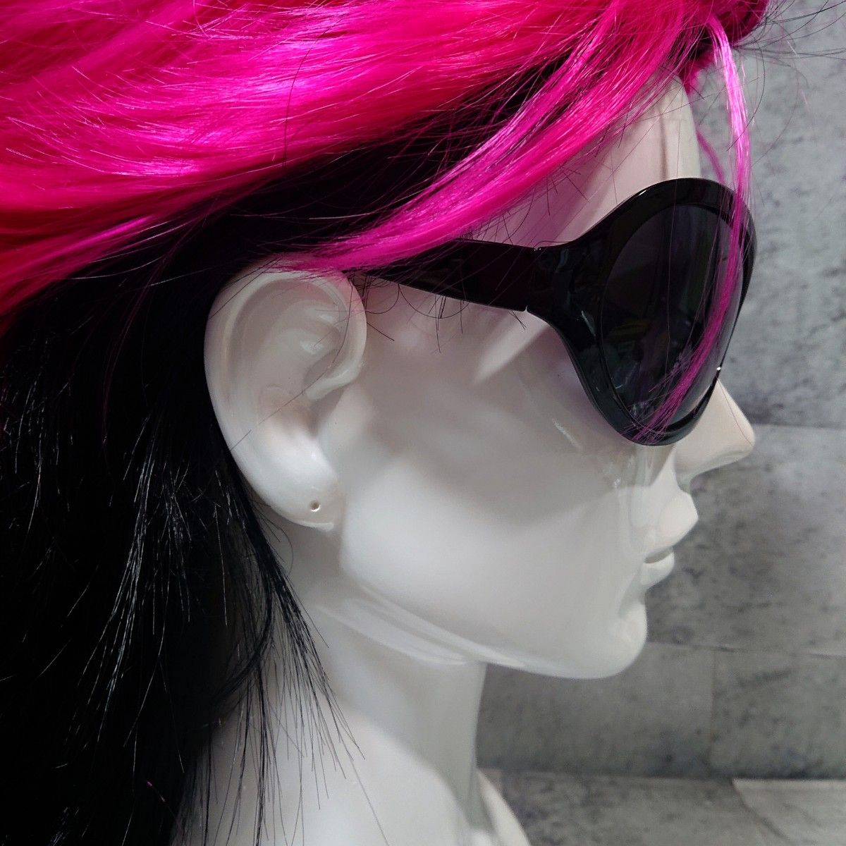 X-JAPAN hide コスプレ用 サングラス ビッグフレーム ブラック X-JAPAN hide コスプレ用 サングラス ビッグフレーム ブラック
