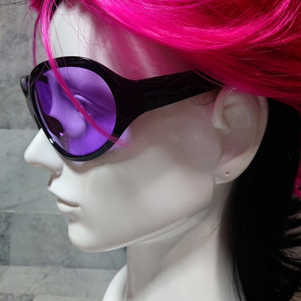X-JAPAN■hide■コスプレ用■サングラス■ブラック×パープル■アウトレット品 X-JAPAN■hide■コスプレ用■サングラス■ブラック×パープル■アウトレット品