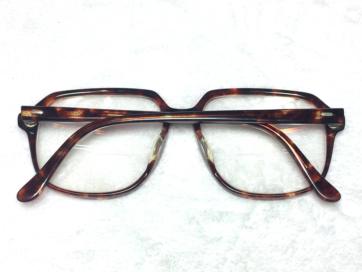 デッドストック Bamlex セル 眼鏡 BM100 ブラウン デミ 老眼鏡 1.00 ビンテージ 未使用 セミオート パリ型 メタル フレーム 昭和 レトロ_画像2