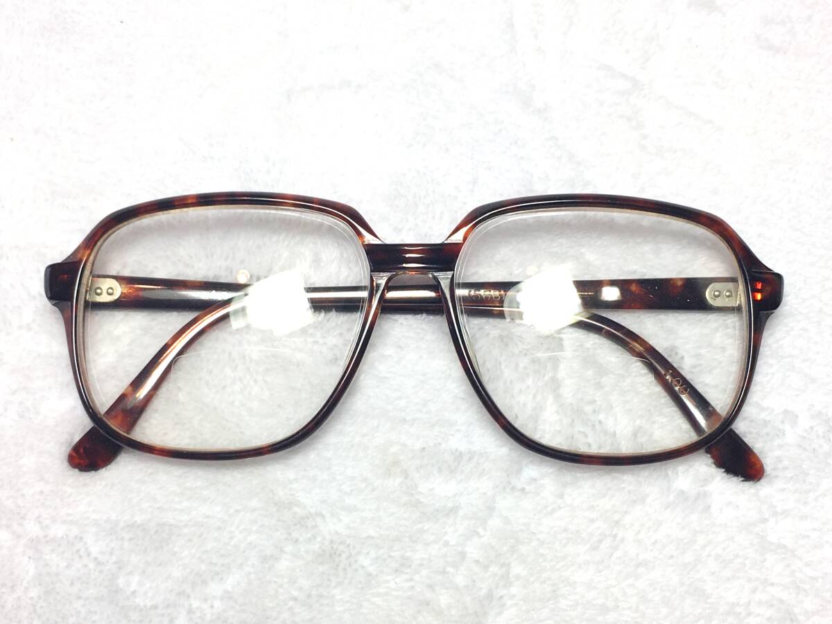 デッドストック Bamlex セル 眼鏡 BM100 ブラウン デミ 老眼鏡 1.00 ビンテージ 未使用 セミオート パリ型 メタル フレーム 昭和 レトロ_画像1