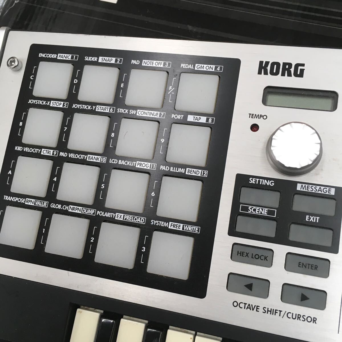 [ работоспособность не проверялась /AC адаптер отсутствует ]KORG microKONTROL MIDI STUDIO CONTROLLER Korg MIDI клавиатура 