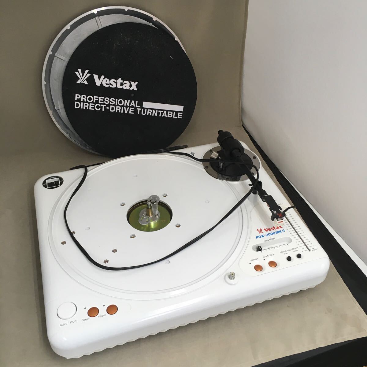 [ electrification verification only ]Vestax PDX-2000MKⅡ turntable record player [ operation guarantee none ]