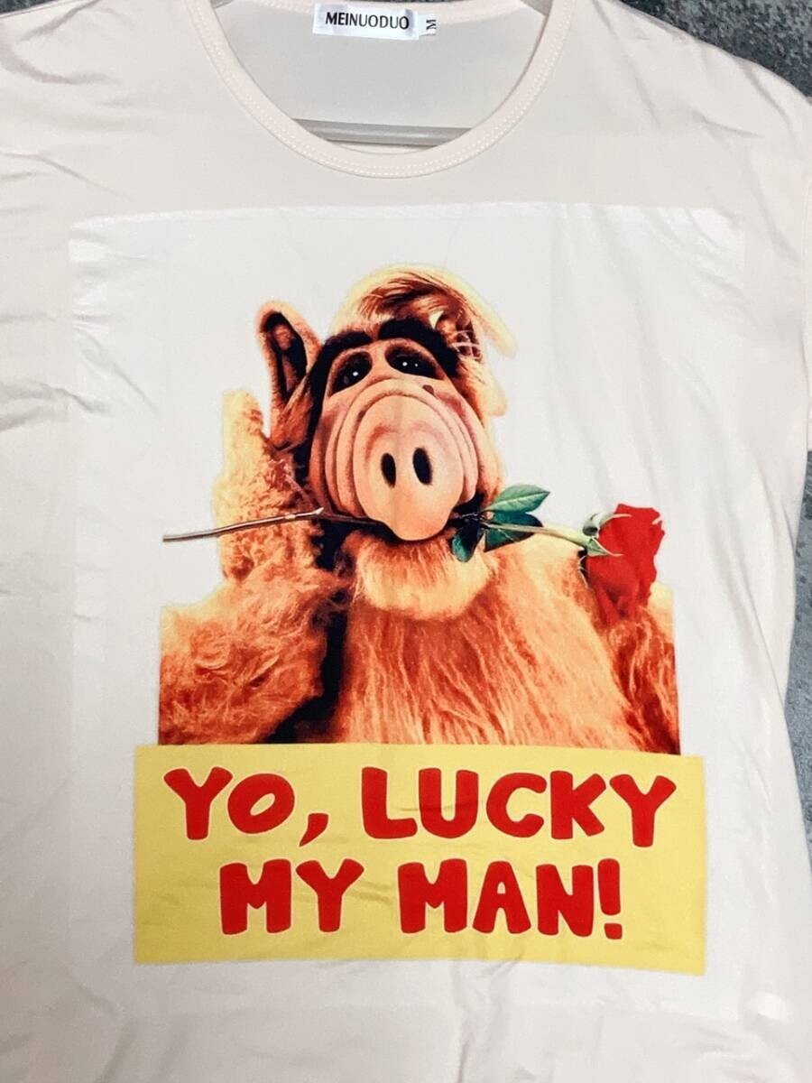 【アルフ・ゴードン・シャムウェイ　Ｔシャツ　ユニセックス Ｍサイズ　#ALF （アルフ）　ver.A1】　fire_sale　管理番号FG1　M-12_画像2