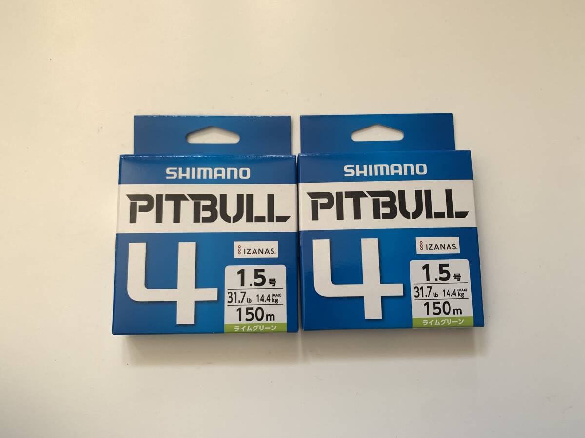  Shimano [pitobru4 1.5 номер 150m lime зеленый ]2 шт. комплект 