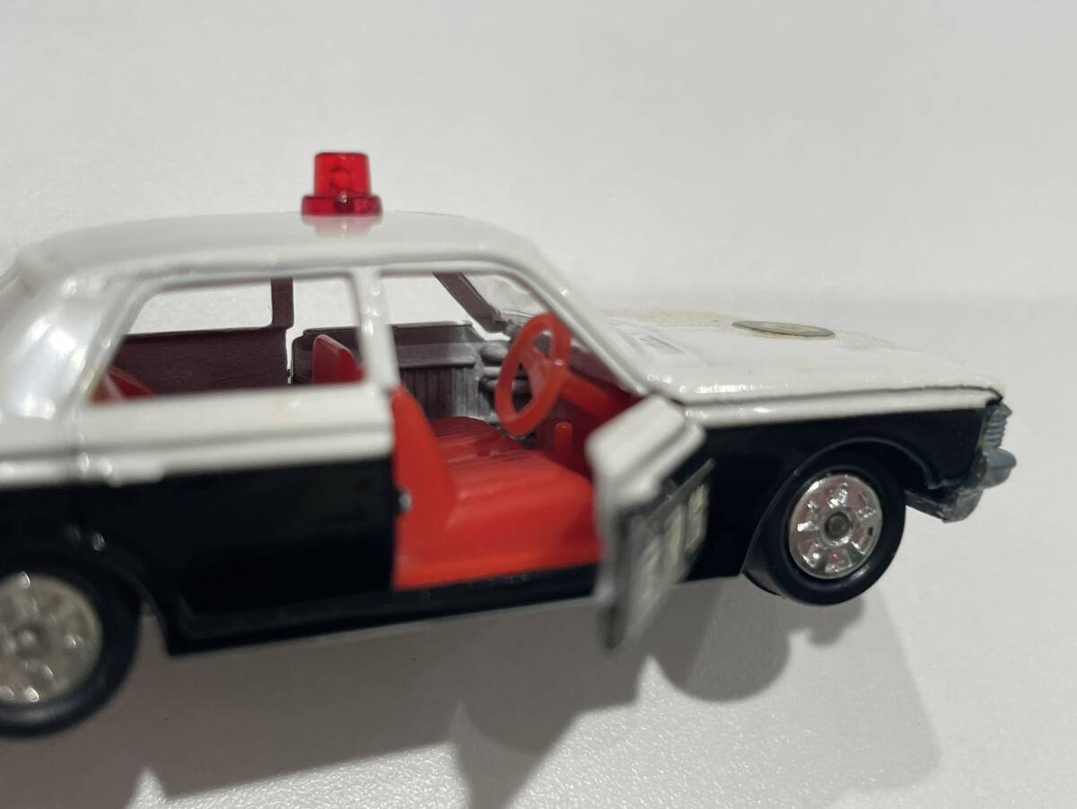 トミカNo.4 No.3 クラウン パトロールカー TOYOTA CROWN PATROL CAR パトカー tomica JAPAN TOMY【箱の表に落書きあり】_画像6