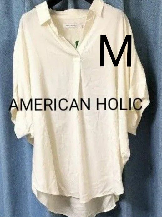 AMERICAN HOLIC アメリカンホリックレンチングタックブラウス