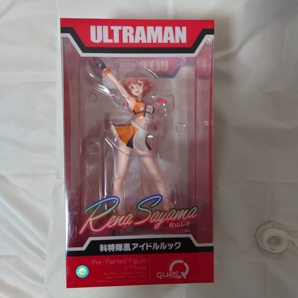 【新品未開封】キューズQ ULTRAMAN 佐山レナ 科特隊風アイドルルック 1/7 フィギュア_画像1