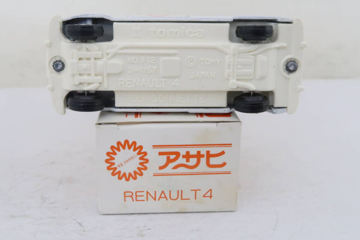 トミカ RENAULT 4 ルノー キャトル アサヒショッピングセンター 箱付 日本製 TOMICA ヨコの画像5