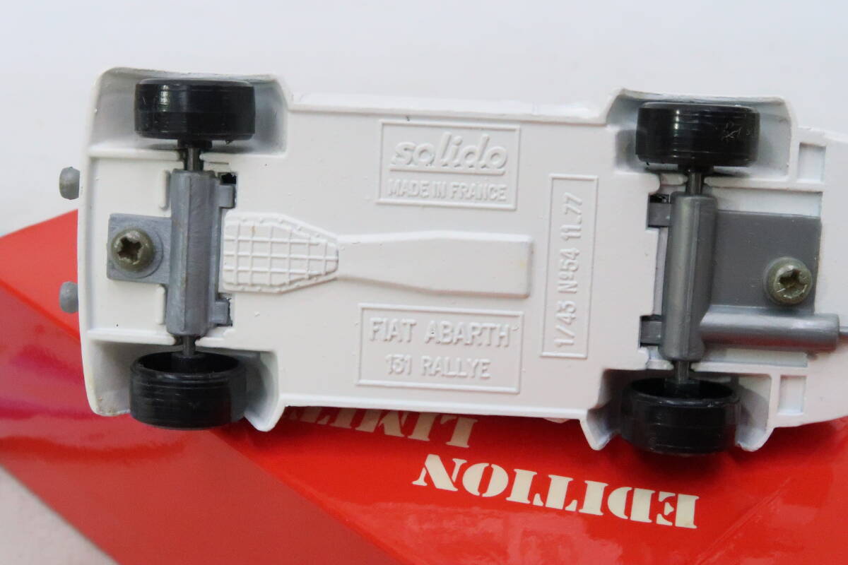 solido2 Solido kit FIAT ABARTH 131 RALLYE Fiat abarth defect have box attaching 1/43 France made i Nico 