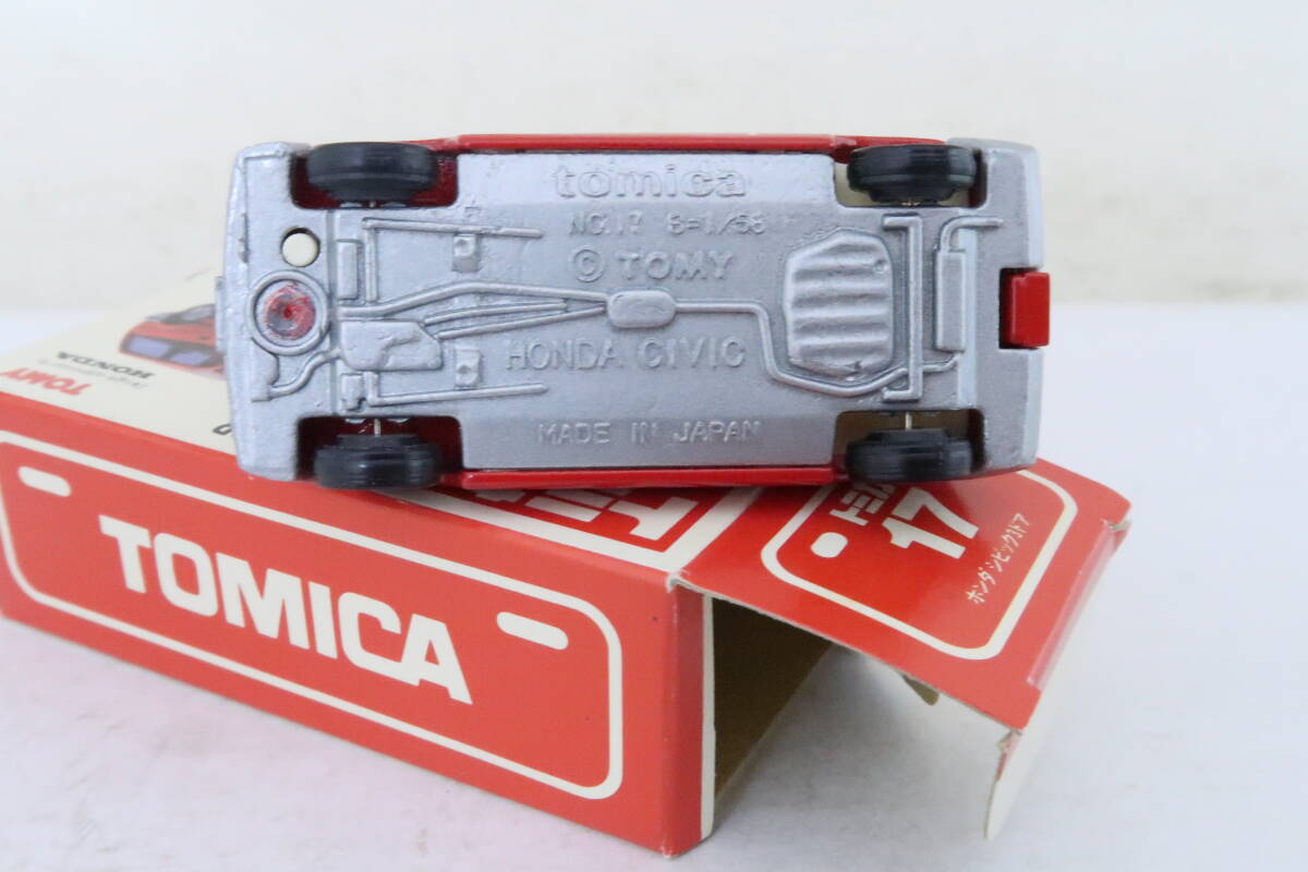 トミカ 大和 HONDA CIVIC 3DOOR ホンダ シビック 箱付 日本製 TOMICAコレの画像5