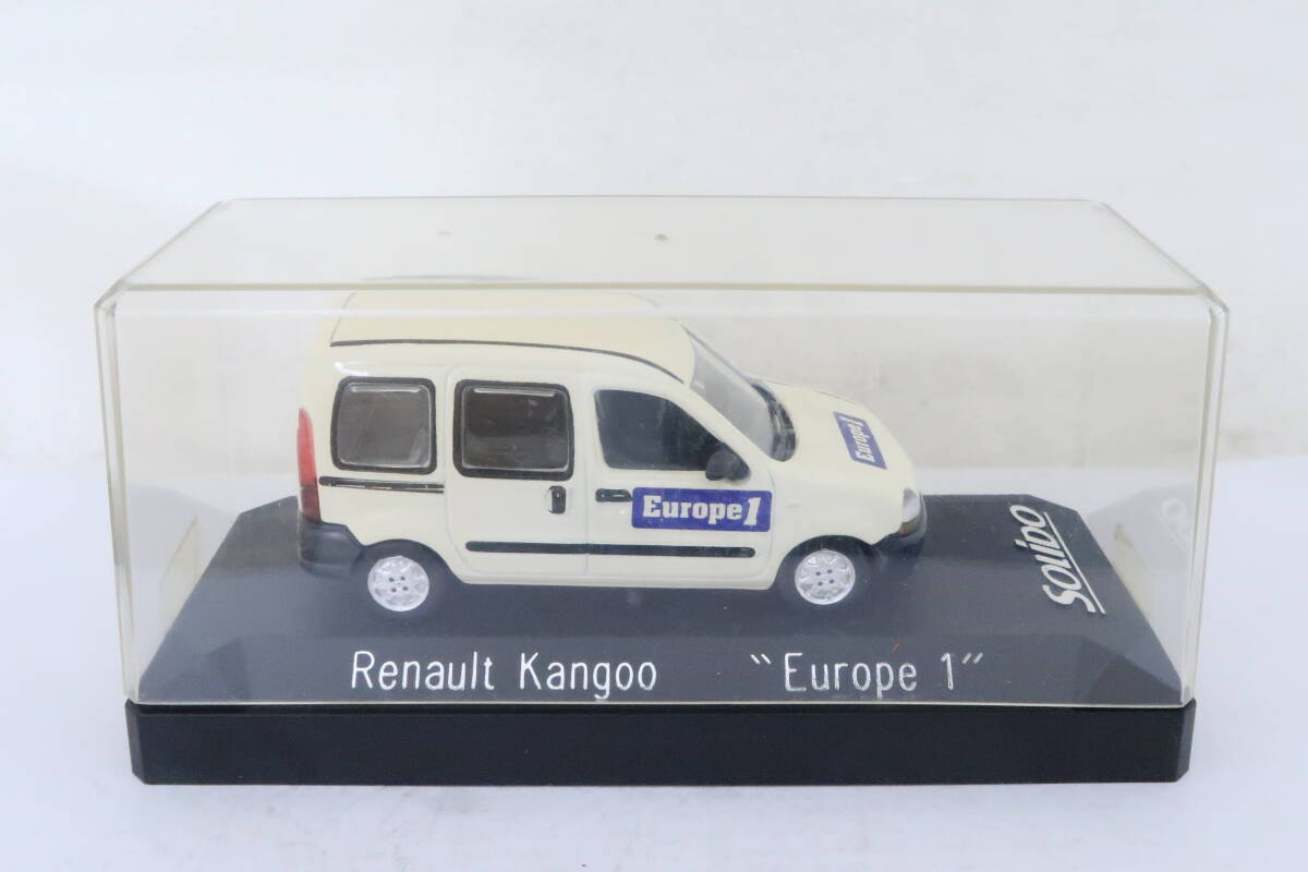 solido RENAULT KANGOO Europe 1 Renault Kangoo 1/43 France made 2 pcs nisare