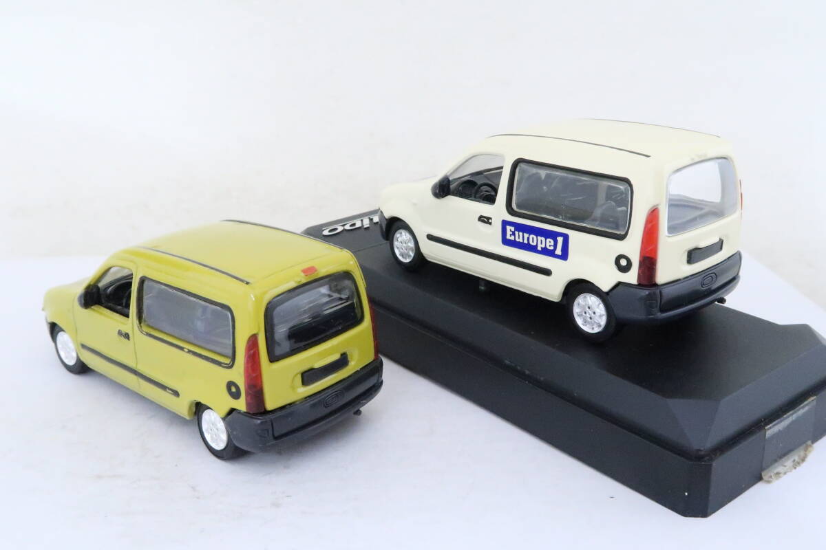 solido RENAULT KANGOO Europe 1 Renault Kangoo 1/43 France made 2 pcs nisare