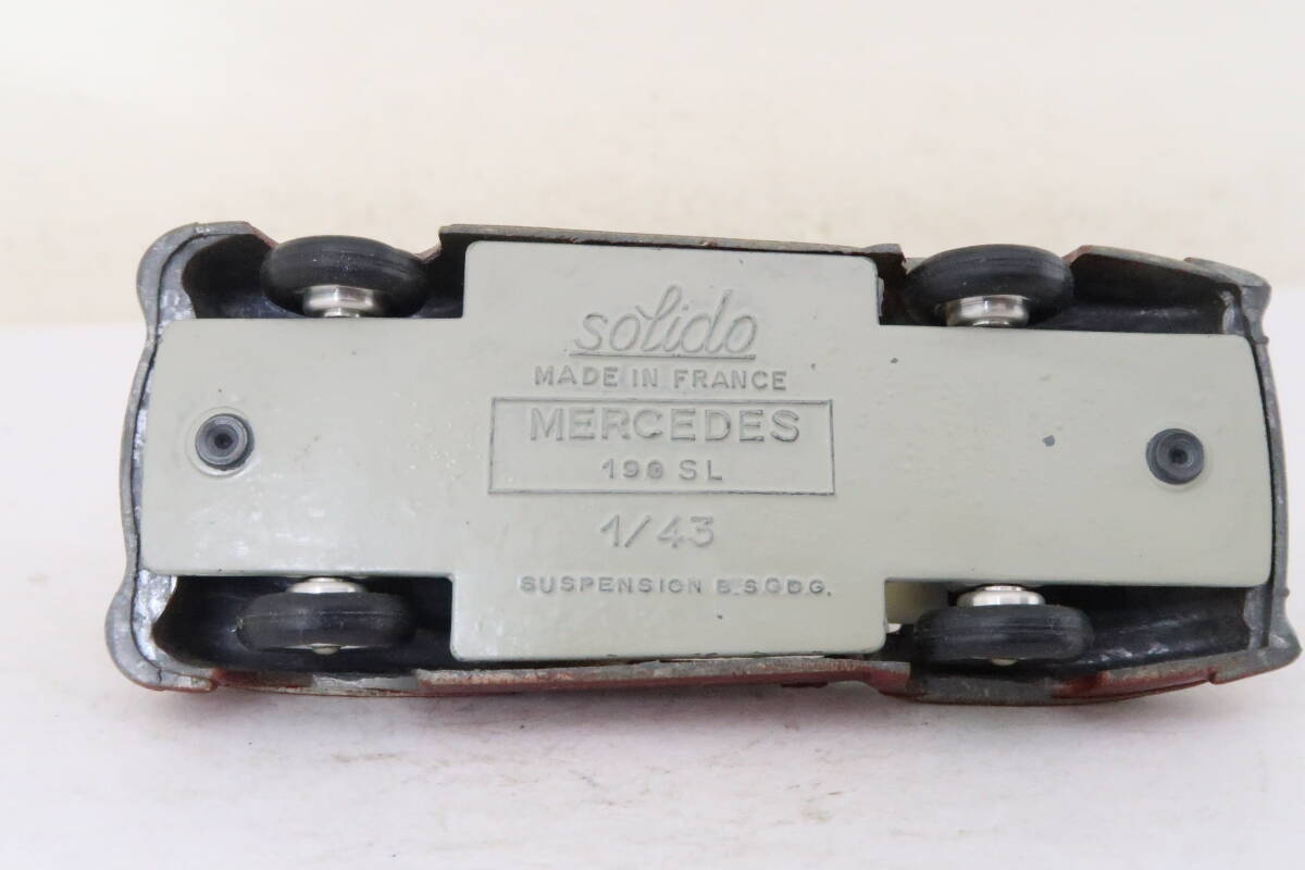 solido MERCEDES BENZ 190SL メルセデスベンツ 難有 箱無 1/43 フランス製 ハコ_画像6