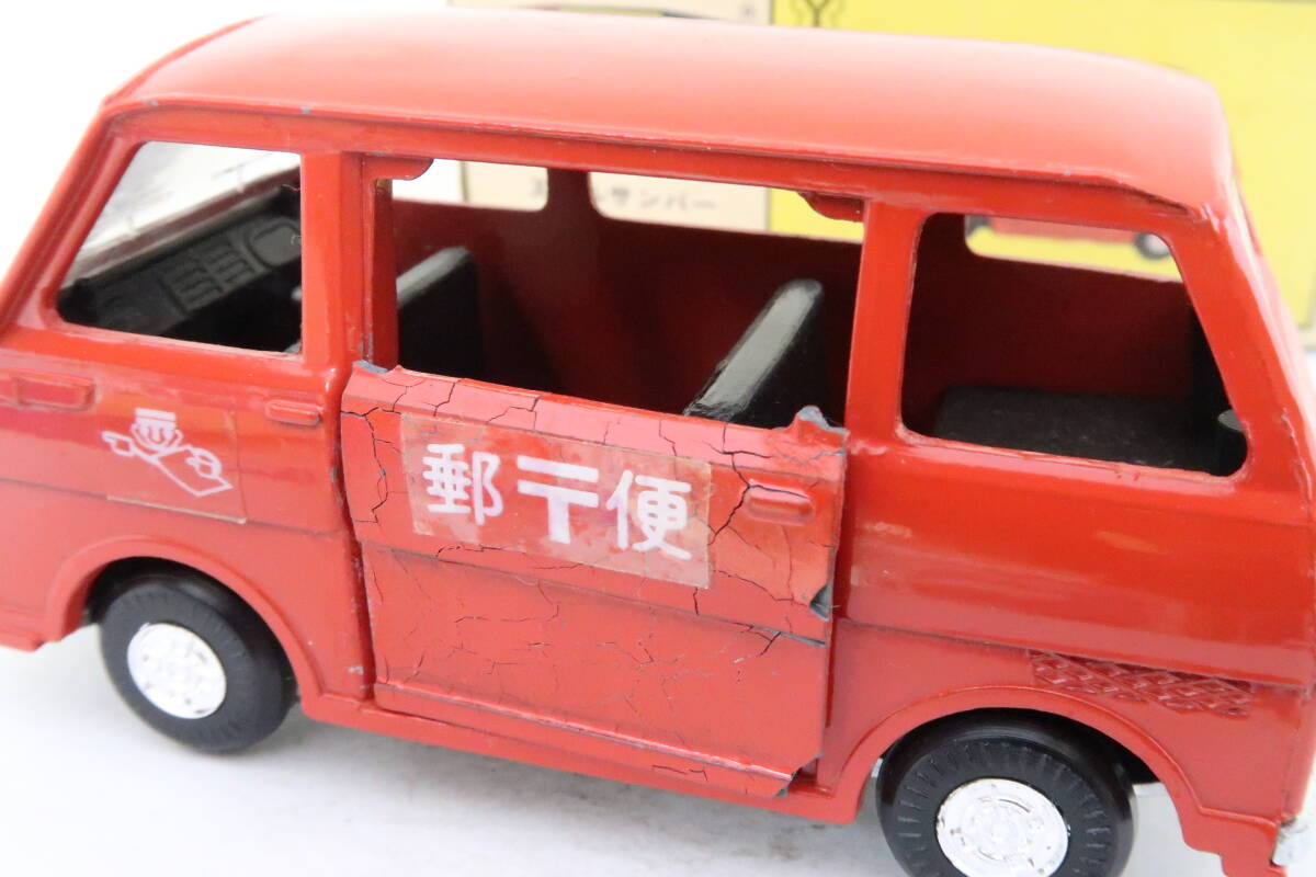 DIAPET SUBARU SAMBER スバル サンバー 郵便自動車 難有 箱付 1/30 日本製 ニイレ_スライドドアが劣化してます