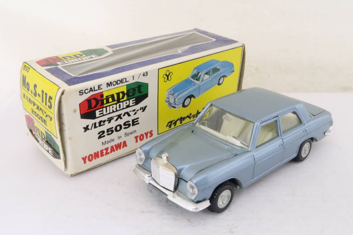 DIAPET EUROPE NACORAL MERCEDES BENZ 250SE メルセデスベンツ 箱付 1/43 スペイン製 イロレ_画像1