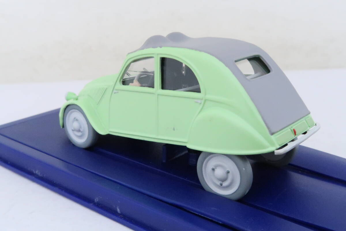 HERGE TINTIN CITROEN 2CV シトロエン 急ブレーキ タンタン漫画劇中車 1/43 イロレ_画像2