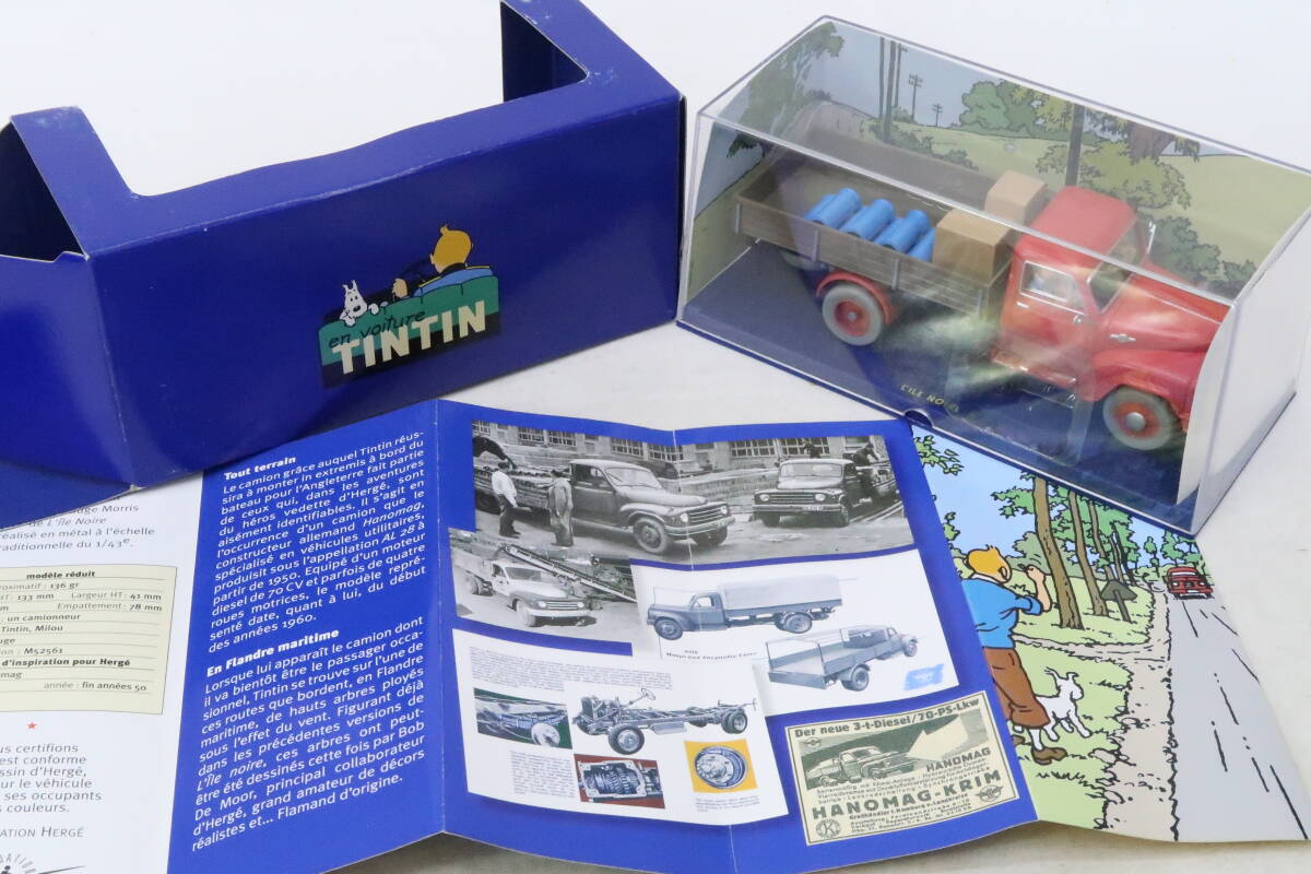 HERGE TINTIN Hanomag L28 ハノマーグ トラック タンタン漫画劇中車 箱付 1/43 ニコレ_画像1