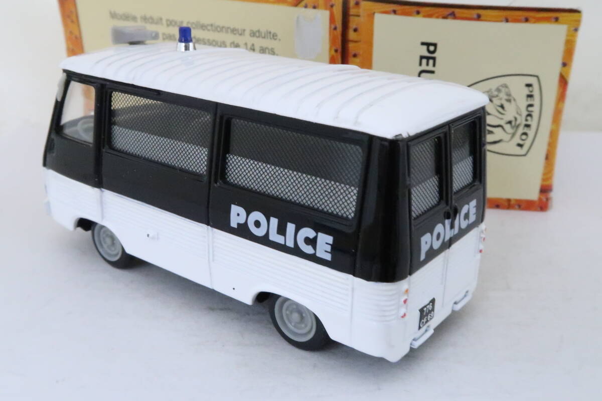 NOREV HACHETTE PEUGEOT J7 POLICE プジョー ポリスバン 箱付 1/43 イコレ_画像4