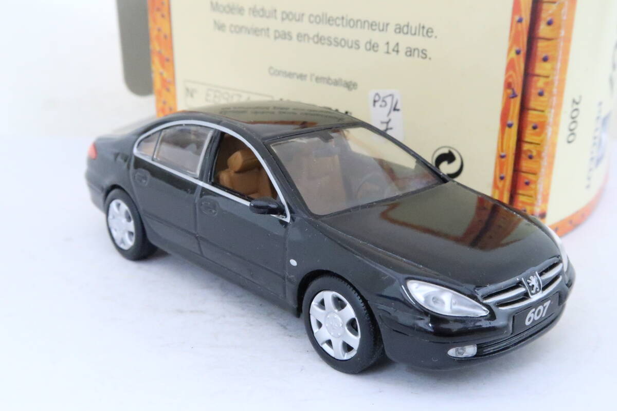 NOREV HACHETTE PEUGEOT 607 プジョー 難有 箱付 1/43 イロレ_画像3