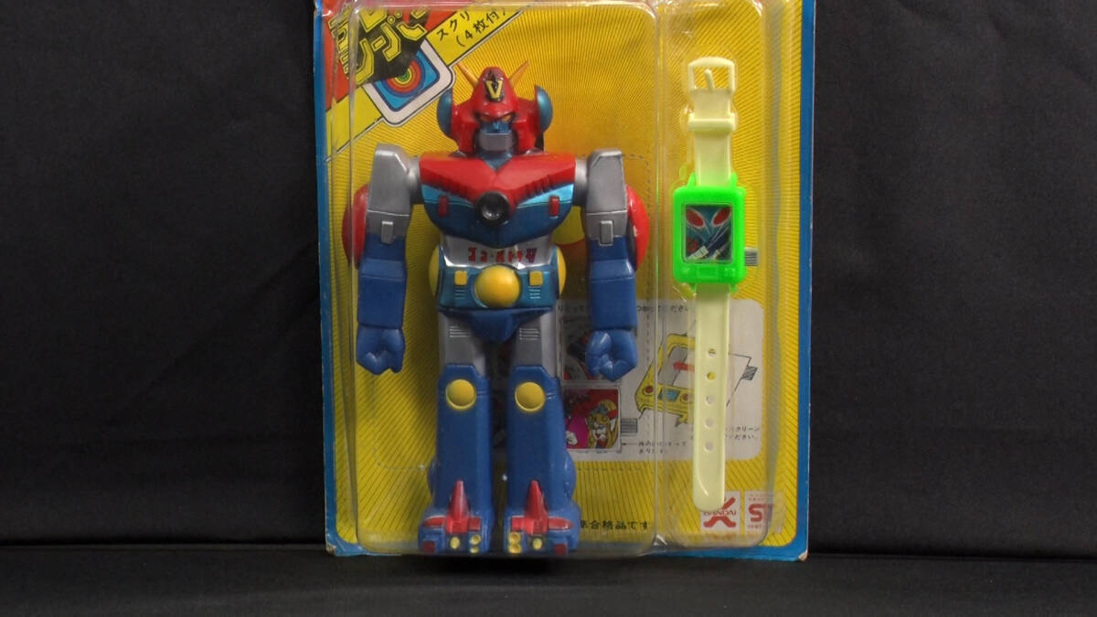  Bandai супер электромагнитный Robot темно синий ba тигр -V подлинная вещь scope sofvi Showa Retro хобби игрушка робот нераспечатанный товар 