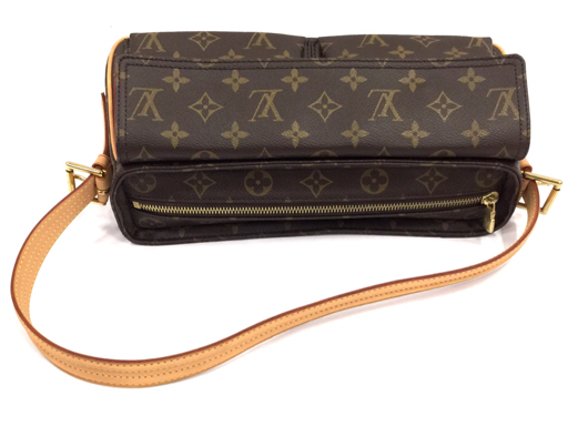 ルイヴィトン M51164 モノグラム ヴィバ・シテMM ショルダーバッグ 肩掛け ブラウン系 LOUIS VUITTON QG052-75_画像6