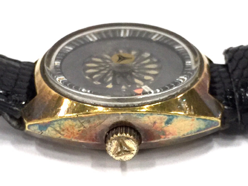 Ernest Borel 自動巻 オートマチック 腕時計 レディース 稼働品 社外ベルト ファッション小物 QR052-204の画像3