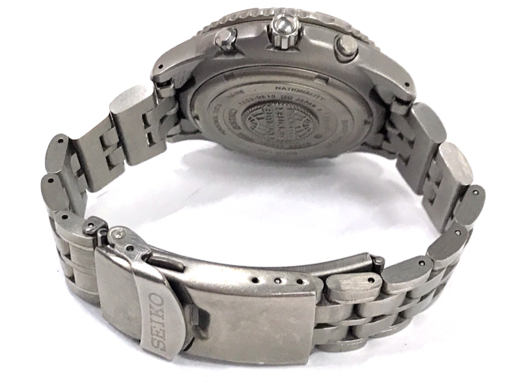 セイコー ランドマスター サミッター クォーツ 腕時計 7K32-0A10 チタン 純正ブレス 稼働品 純正ブレス SEIKOの画像5
