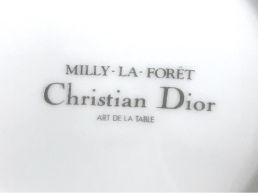  Christian Dior MILLY LA FORET Royal Albert cup & saucer Western-style tableware 3 customer set 