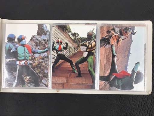 旧カルビー 仮面ライダーアルバム バインダー カード まとめ セット QR053-222の画像6