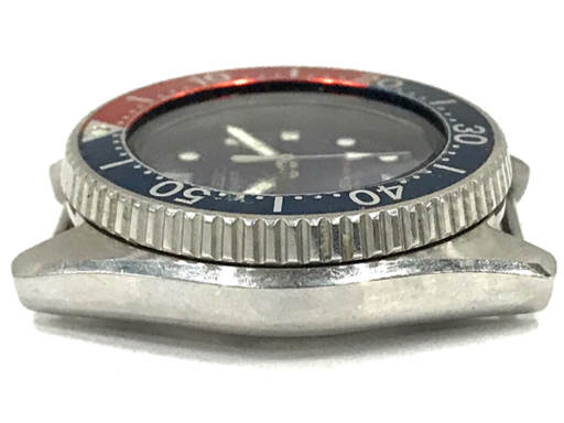 セイコー デイト クォーツ 腕時計 フェイスのみ 2625-0018 ネイビー文字盤 未稼働品 ファッション小物 QR054-104_画像4