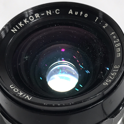 Nikon NIKKOR-N・C Auto 1:2 28mm カメラレンズ Fマウント マニュアルフォーカス QG052-43の画像6