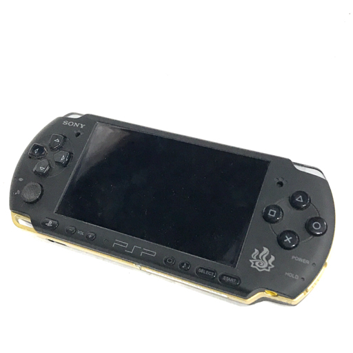 SONY PSP-3000 モンスターハンターポータブル3rdハンターズモデル 本体 動作確認済 QR052-28の画像1
