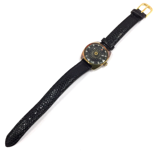 Ernest Borel 自動巻 オートマチック 腕時計 レディース 稼働品 社外ベルト ファッション小物 QR052-204の画像4
