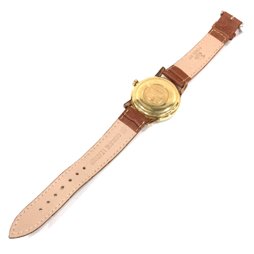 セイコー キングセイコー 手巻き 機械式 腕時計 メンズ ゴールドカラー文字盤 稼働品 社外ベルト QR052-251の画像5
