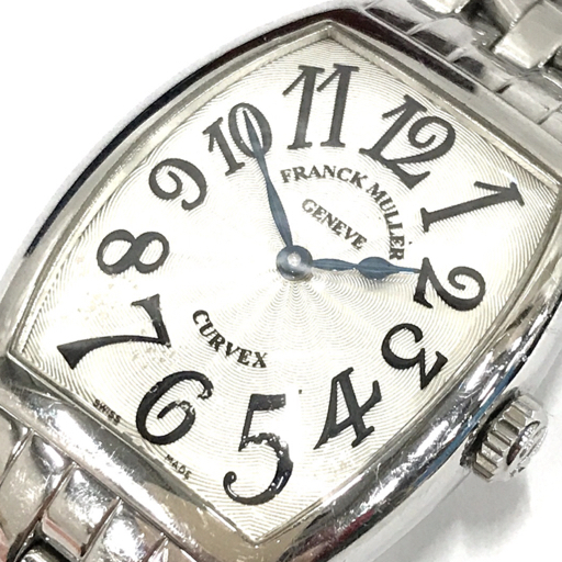 フランクミュラー トノウ・カーベックス ボーイズ 7502QZ クォーツ 腕時計 ホワイト文字盤 付属品あり FRANCK MULLER_画像1