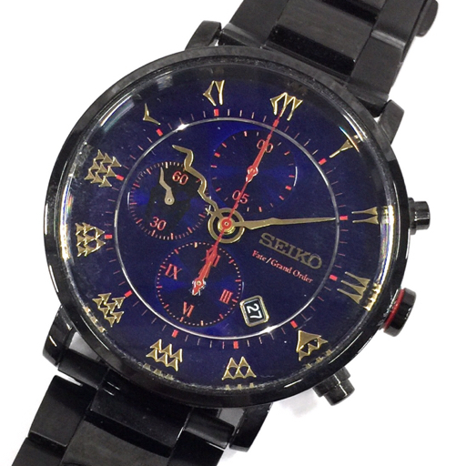  Seiko Fate/Grand Order сотрудничество ereshukigaru модель кварц наручные часы 7T92-HBR0 работа товар принадлежности есть QR052-160
