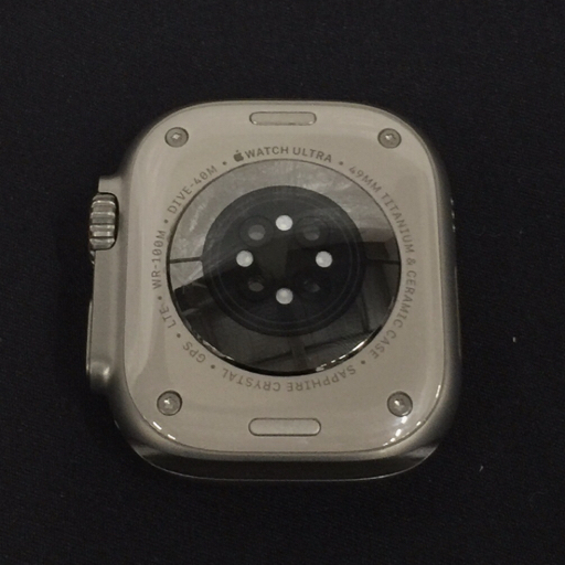 1円 Apple Watch Ultra 49mm GPS+Cellularモデル MQFK3J/A A2684 チタニウムケース スマートウォッチ 本体の画像3
