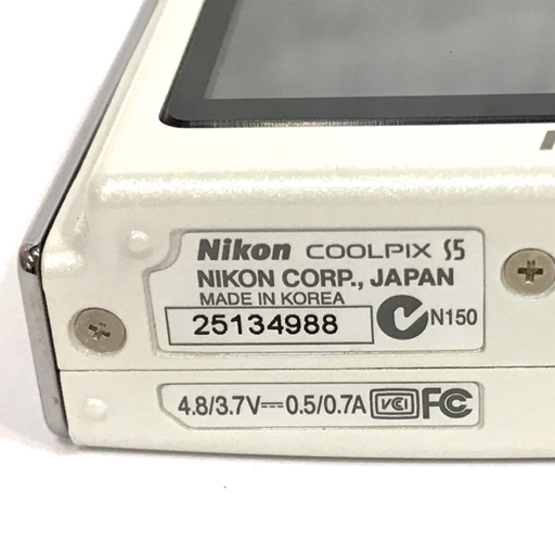 Nikon COOLPIX S5 ZOOM NIKKOR ED 5.8-17.4mm 1:3.0-5.4 コンパクトデジタルカメラ QG052-26の画像6