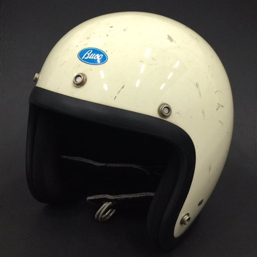 Buco JET500-TX 56-58cm ジェットヘルメット 保存袋 シールド付き QR052-496の画像1