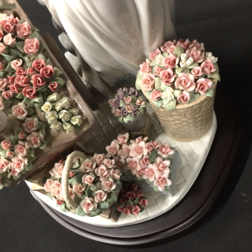 1 иен Lladro цветок. улица угол 50 anniversary commemoration Special Edition figyu Lynn керамика кукла высота примерно 28cm LLADRO