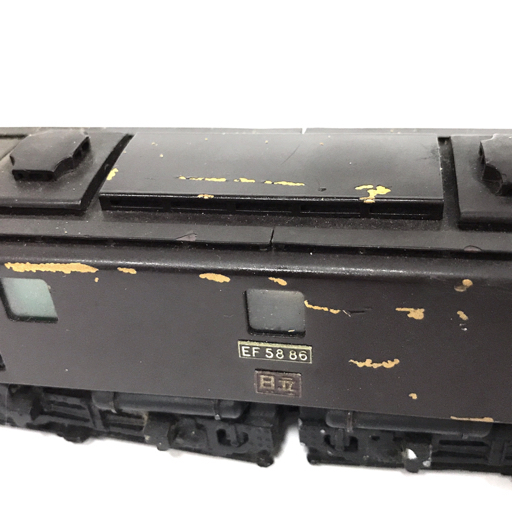 1円 天賞堂 EF58 国鉄 電気機関車 茶色 HOゲージ 鉄道模型 鉄道車両の画像4