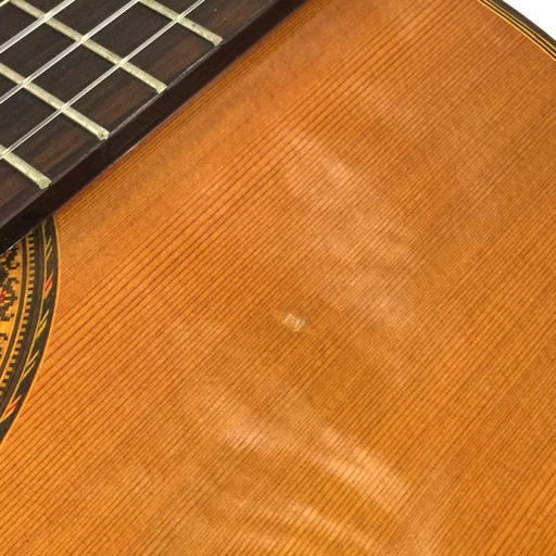 松岡良治 NO.25 クラシックギター ガットギター 1974年製 ナチュラル 弦楽器 ハードケース付_画像8
