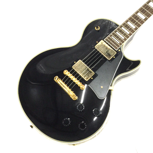 クールジー DIGNITY ZLC-1 レスポールタイプ エレキギター ブラック ソフトケース付 Cool Z QG051-77の画像2