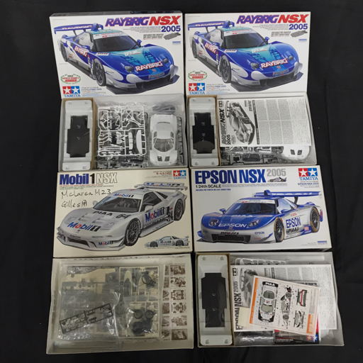 1円 タミヤ 1/24 ARTA NSX 2005 レイブリック NSX 2005 モービル 1 NSX 等 未組立 プラモデル まとめセットの画像7