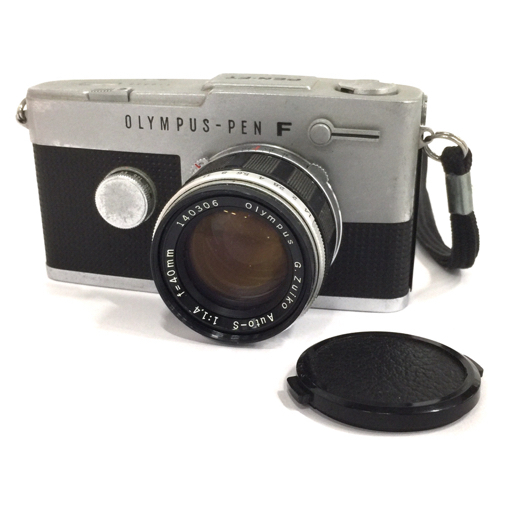 1円 OLYMPUS PEN-FT G.ZUIKO Auto-s 1:1.4 40mm 一眼レフ フィルムカメラ レンズ マニュアルフォーカスの画像1