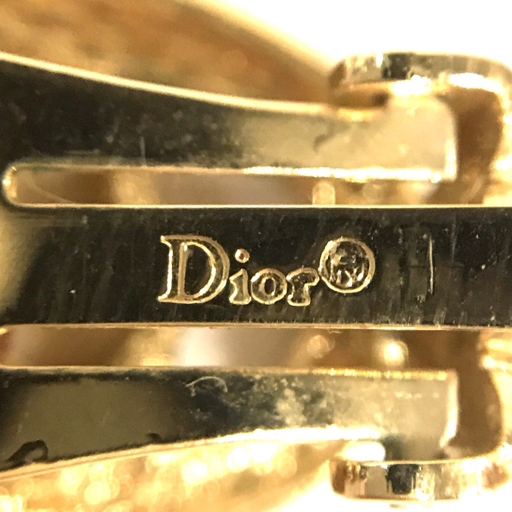 クリスチャンディオール ラインストーン イヤリング レディース アクセサリー 保存箱付き Christian Dior QR053-11の画像6