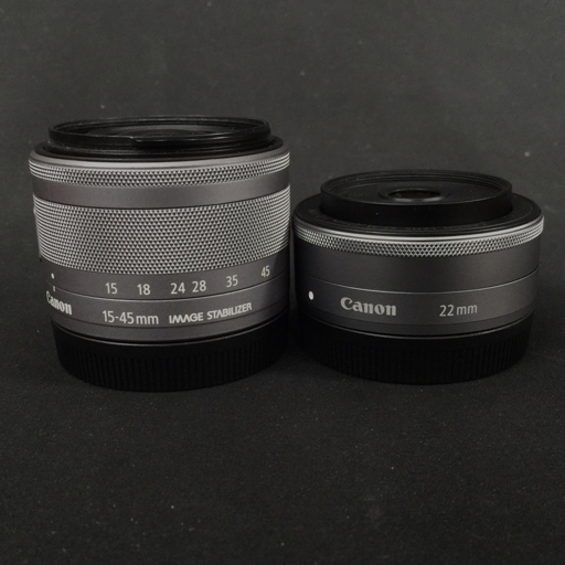 1円 CANON EOS M10 EF-M 22mm 1:2 STM 15-45mm 1:3.5-6.3 IS STM ミラーレス一眼 デジタルカメラ レンズ L231744_画像9