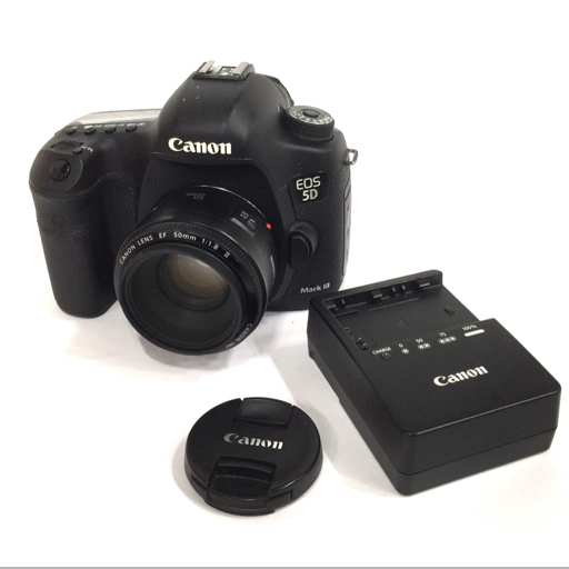 1円 CANON EOS 5D Mark iii EF 50mm 1:1.8 II デジタル一眼レフ デジタルカメラ L142049の画像1