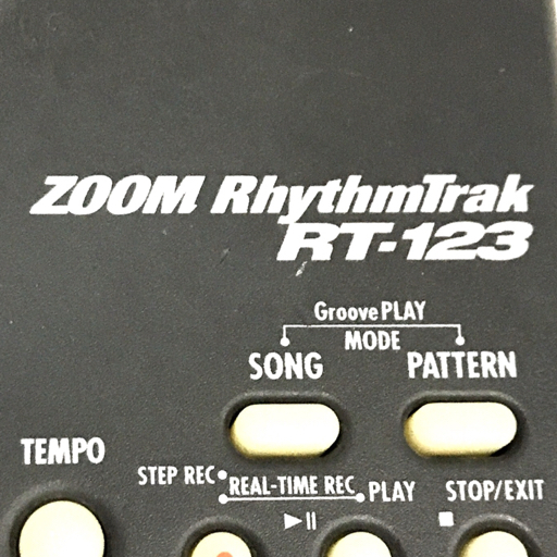 ZOOM RhythmTrak RT-123 rhythm truck rhythm machine drum machine electrification has confirmed 