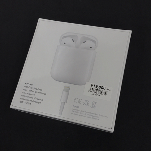 1 иен как новый нераспечатанный Apple AirPods with Charging Case no. 2 поколение MV7N2J/A беспроводной слуховай аппарат 